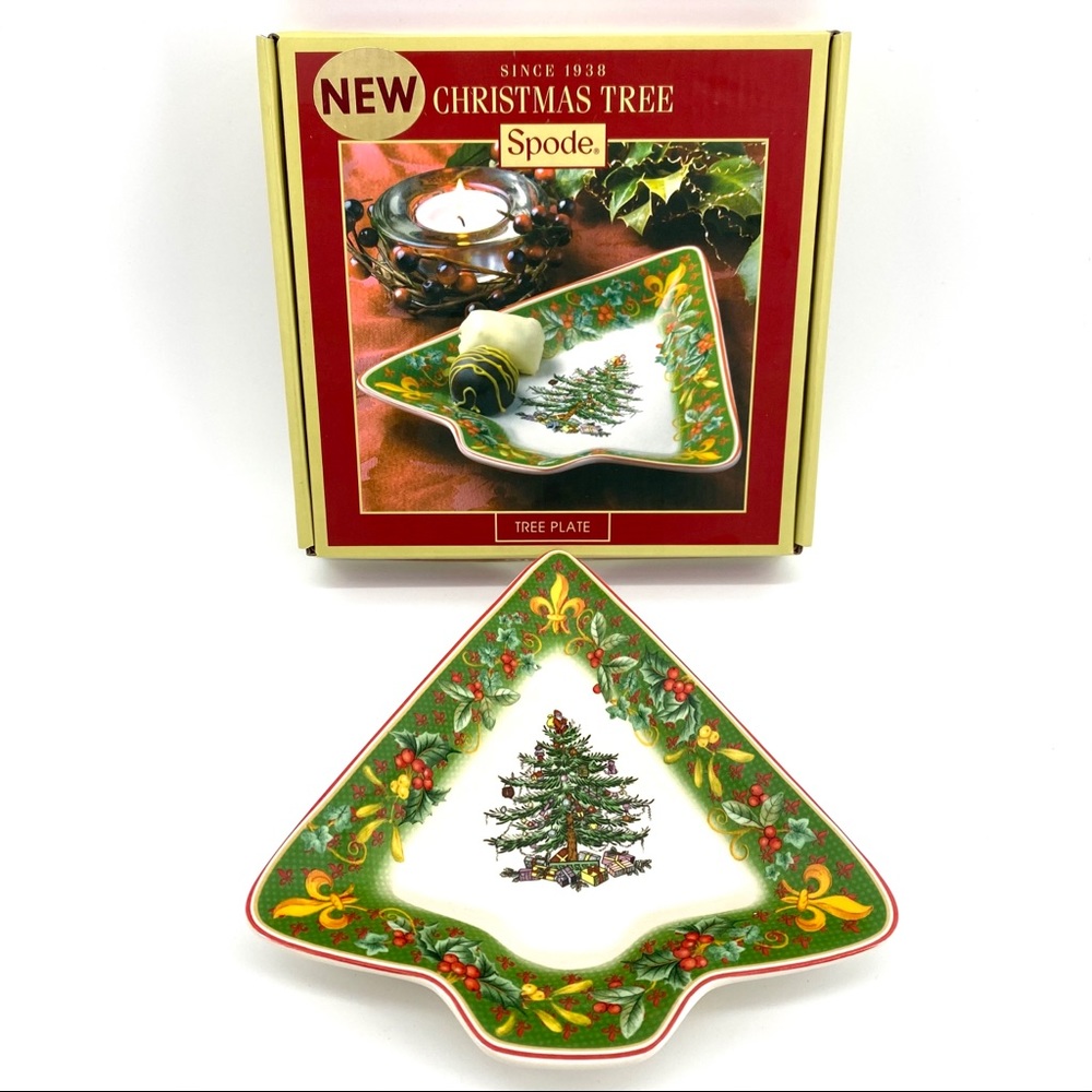 NEW Spode Christmas Tree Plate